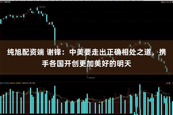 纯旭配资端 谢锋：中美要走出正确相处之道，携手各国开创更加美好的明天